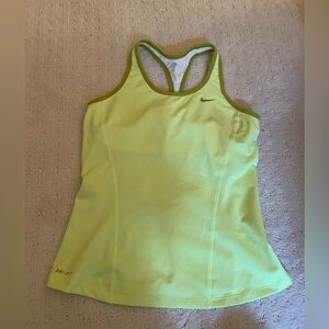Nike tank top with built in bra